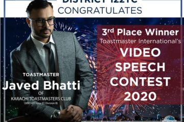 Javed Bhatti Video speech contest